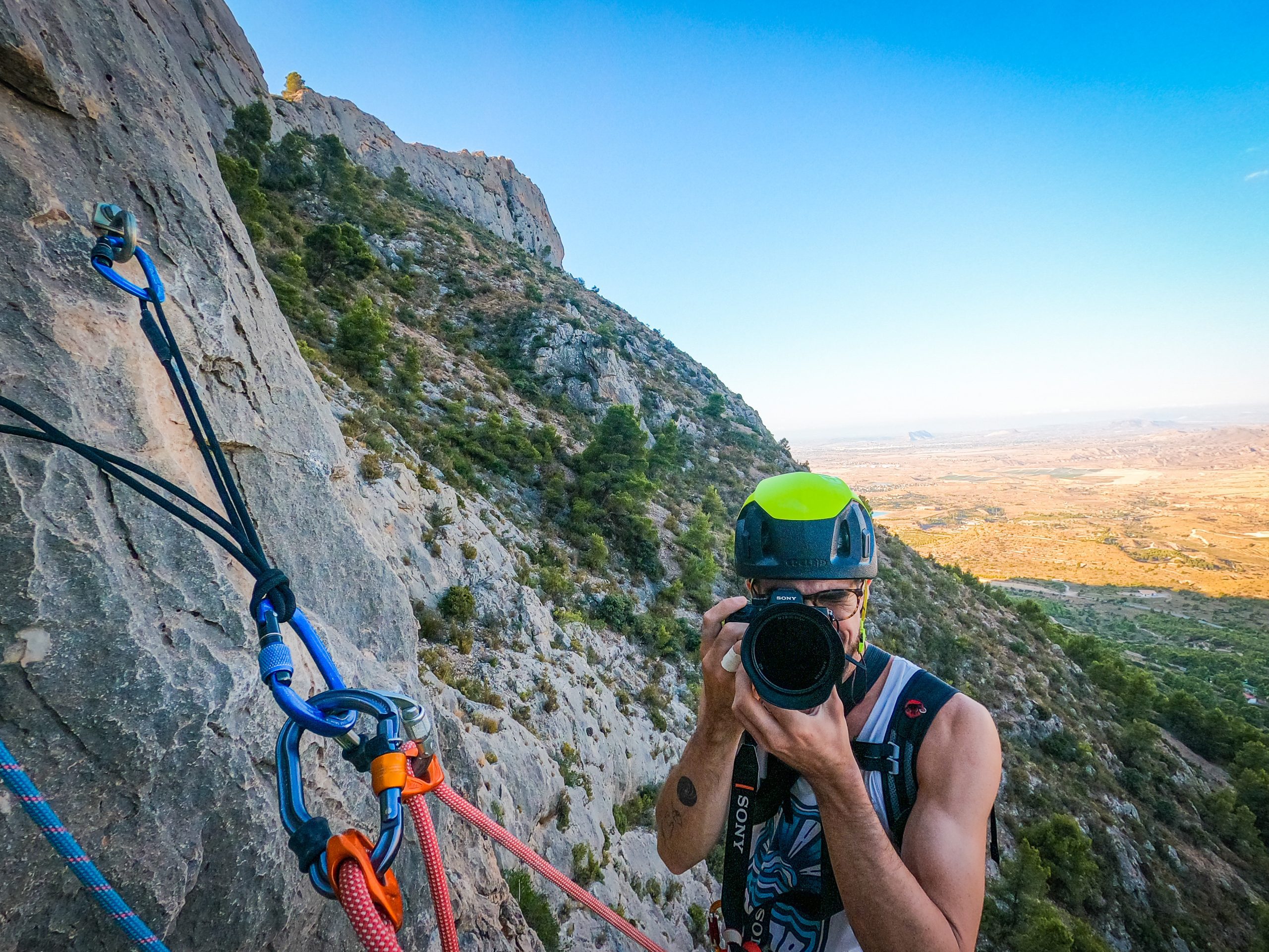 Fotografía escalada